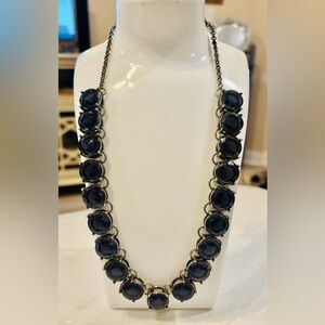 Elegant Navy blue Stone Necklace